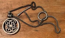 Vintage Watch Fob & Chain See Photos 