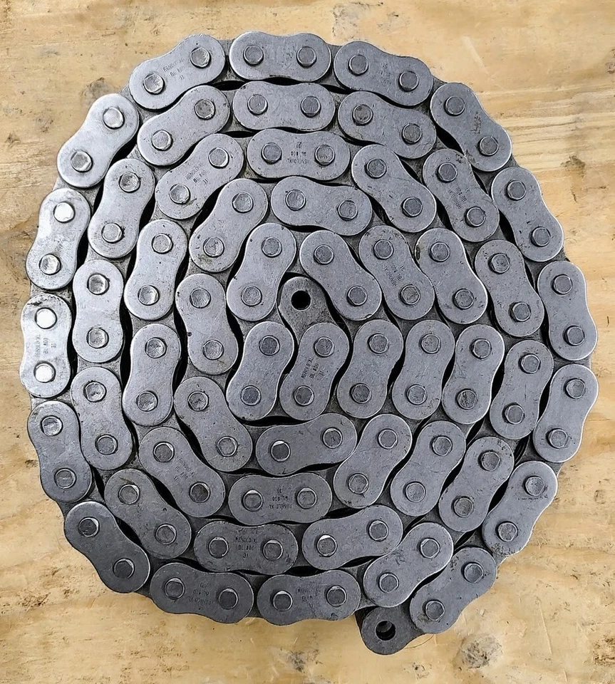 Fork Lift Leaf Chain 1" Pitch Renold XL BL 800 31, 4 x 6 Lacing - 9 ft. Length - Image 2 of 4