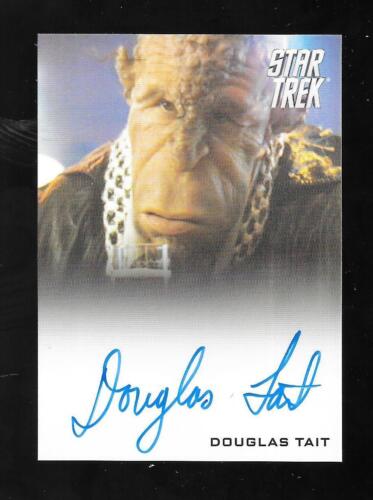 Star Trek Movies autograph card Douglas Tait - Long Faced Bar Alien - Picture 1 of 2