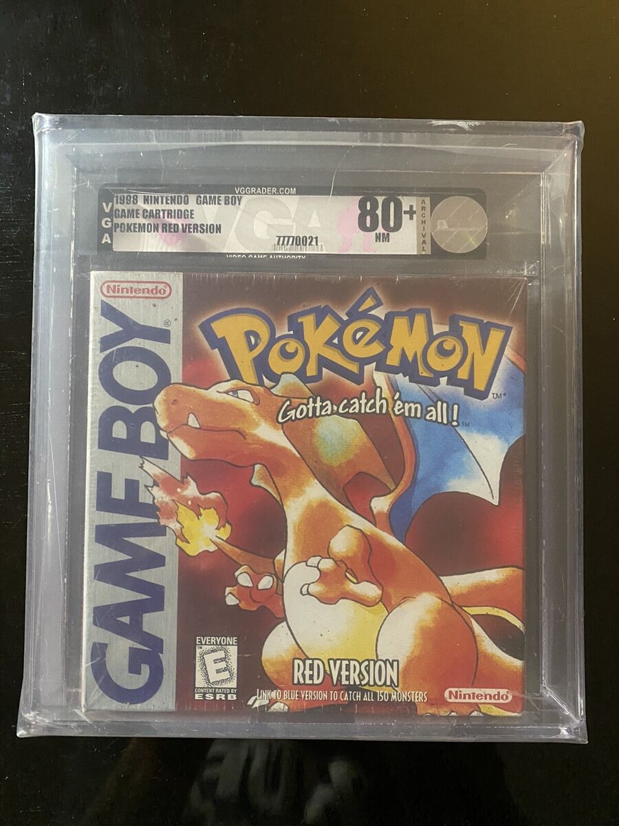 Nintendo GAME BOY Pokemon Red Version 1998 SEALED BOX!! Complete!!