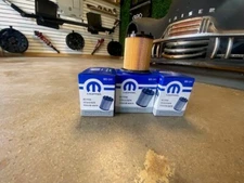 Mopar 2012-2017 Fiat 500 Dodge Dart 1.4  68102241AA Oil Filter Set of 3 OEM