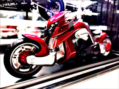 1/12 YAMAHA V-REX Tyrannosaurus Motorcycle Diecast Model Toy