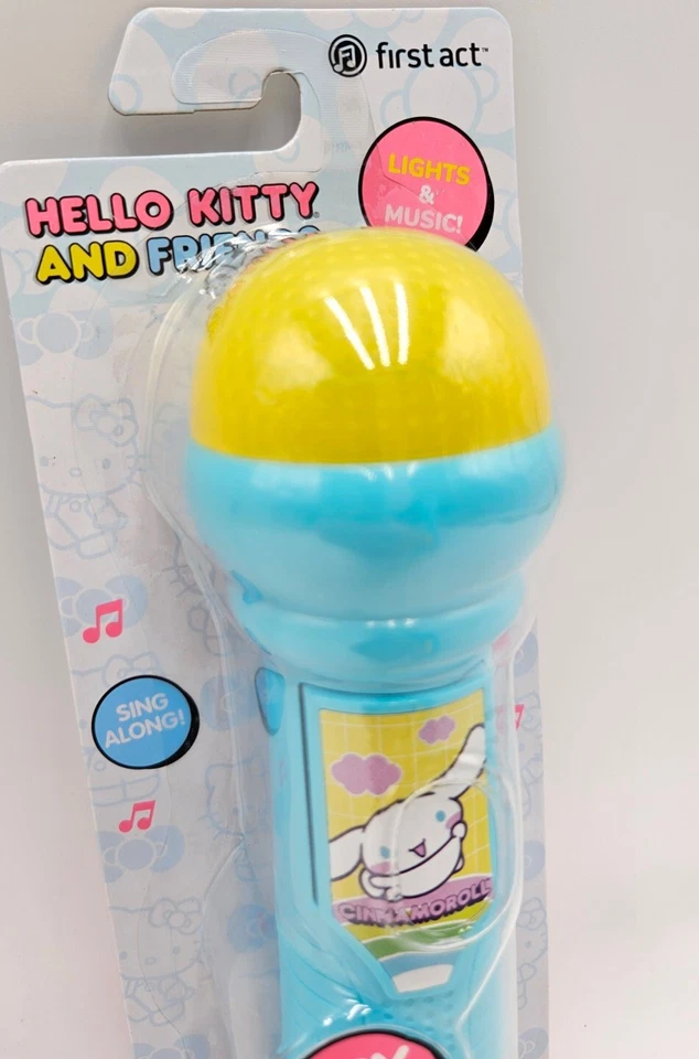 Brand New First Act Hello Kitty Cinnamoroll Sing Along Lights & Music Microphone - Image 4 of 4