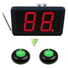 Button Ticket Turno Wireless Guest Waiting System Queue Management Machine
