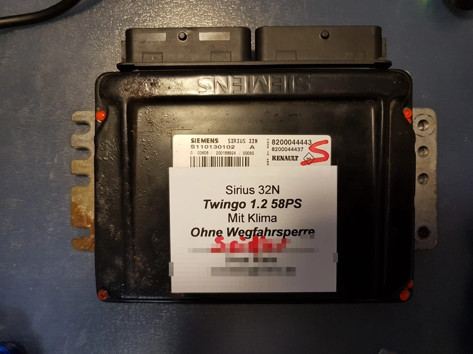 Sirius 32N  Twingo Clio Megane Scenic - WEGFAHRSPERRE Deaktivieren Reparatur - Bild 2 von 4