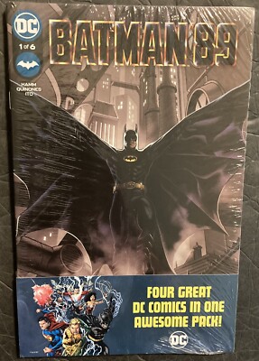 DC Comics 4-Pack Comic Books w/ Batman  89 #1 NEW SEALED!