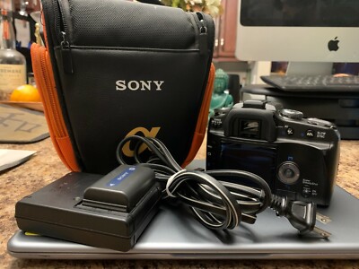 Sony Alpha a100 10.2MP Digital SLR Camera - Black (Kit w/ DT 18