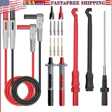18PCS Multimeter Automotive Test Lead Kit with Wire Piercing Clip Puncture Probe