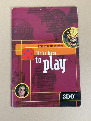 3DO Video Game 1999 Product Catalog Manual
