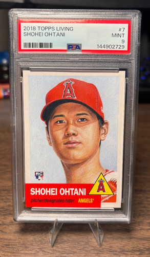 2018 Topps Living Shohei Ohtani RC #7 PSA 9 Angels