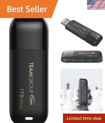 C175 1TB USB 3.2 Thumb Drive - High-Speed 100MB/s Data Transfer, Lightweight