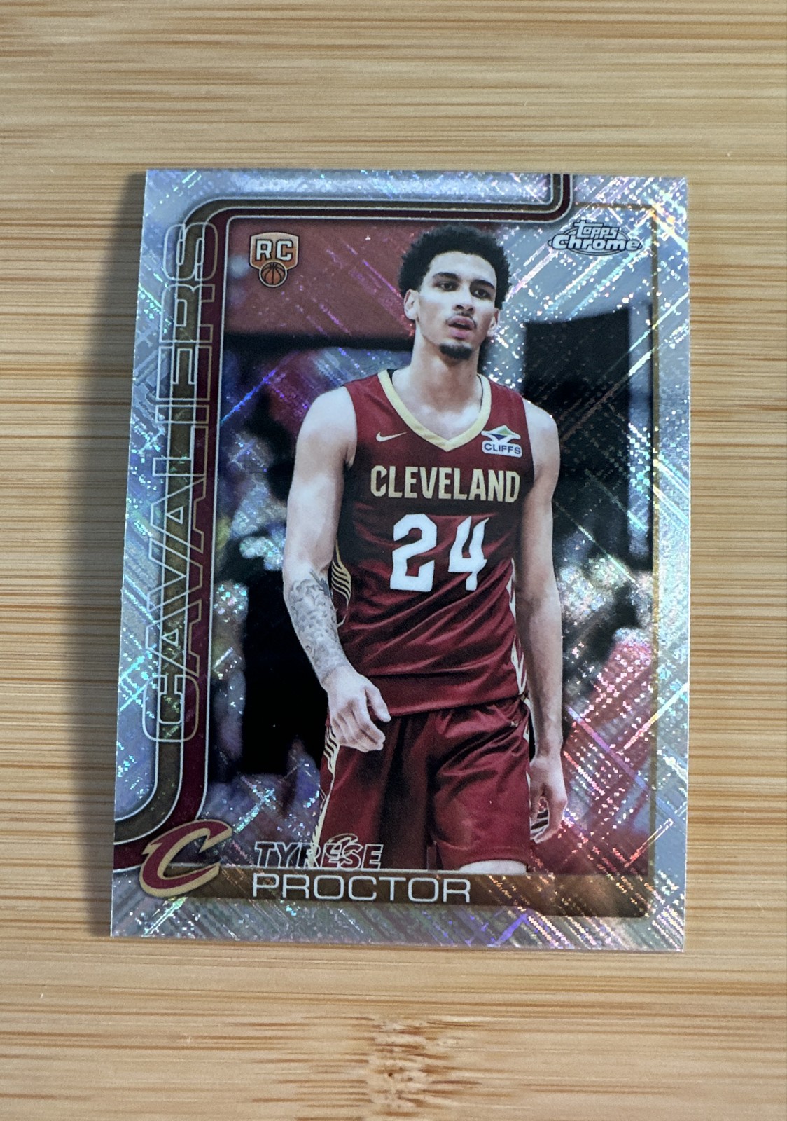 2025-26 Topps Chrome - Tyrese Proctor #300 Skylight Refractor (RC)