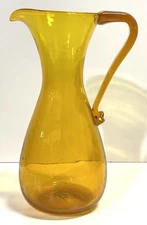 Vintage MCM Blenko Glass Pitcher