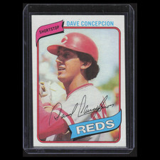 Dave Concepcion #220 1980 Topps Cincinnati Reds Baseball Card MLB NM
