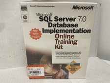 Microsoft SQL Server 7.0 Database Implementation Online Training Kit BRAND NEW