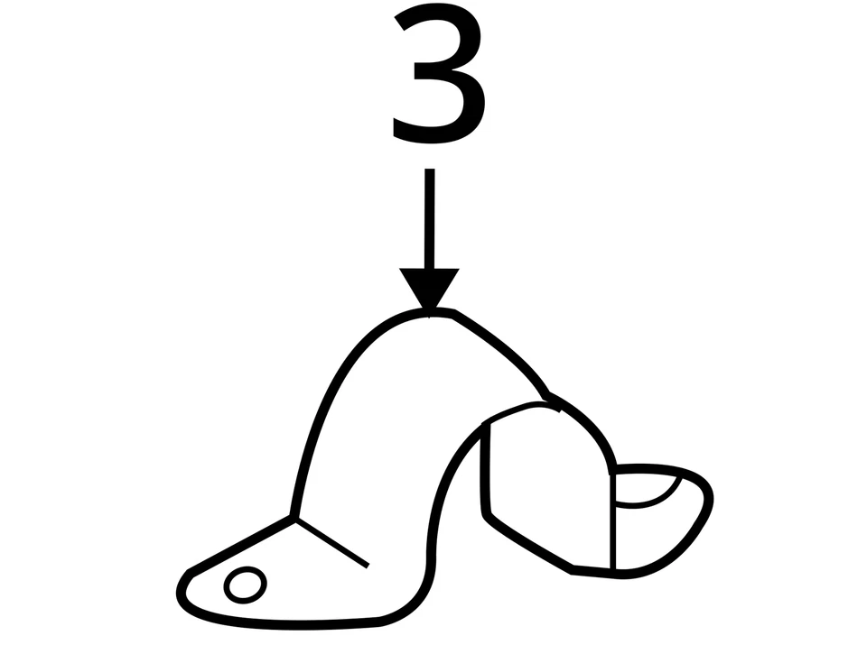 SE ADAPTA A 2003-2010 PONTIAC VIBRA ABRAZADERA FRT PUÑALADA SHF INSL 88970147 - NUEVO FABRICANTE DE EQUIPOS ORIGINALES 88970147 Foto 3 de 3