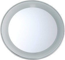 Image of Tweezerman 15x Magnifying LED Mini Mirror, Round Mirror Perfect for Tweezing, C