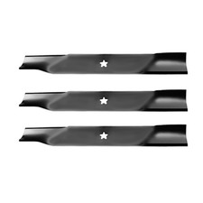  3 Interchangeable Lawn Mower Blades 539113312 Fits Husqvarna 3 Blades for 61"