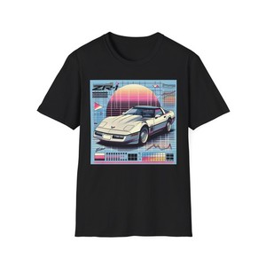 Maglietta Donna Chevrolet Corvette C4 – Logo Ufficiale, 100% Cotone, Manica Corta