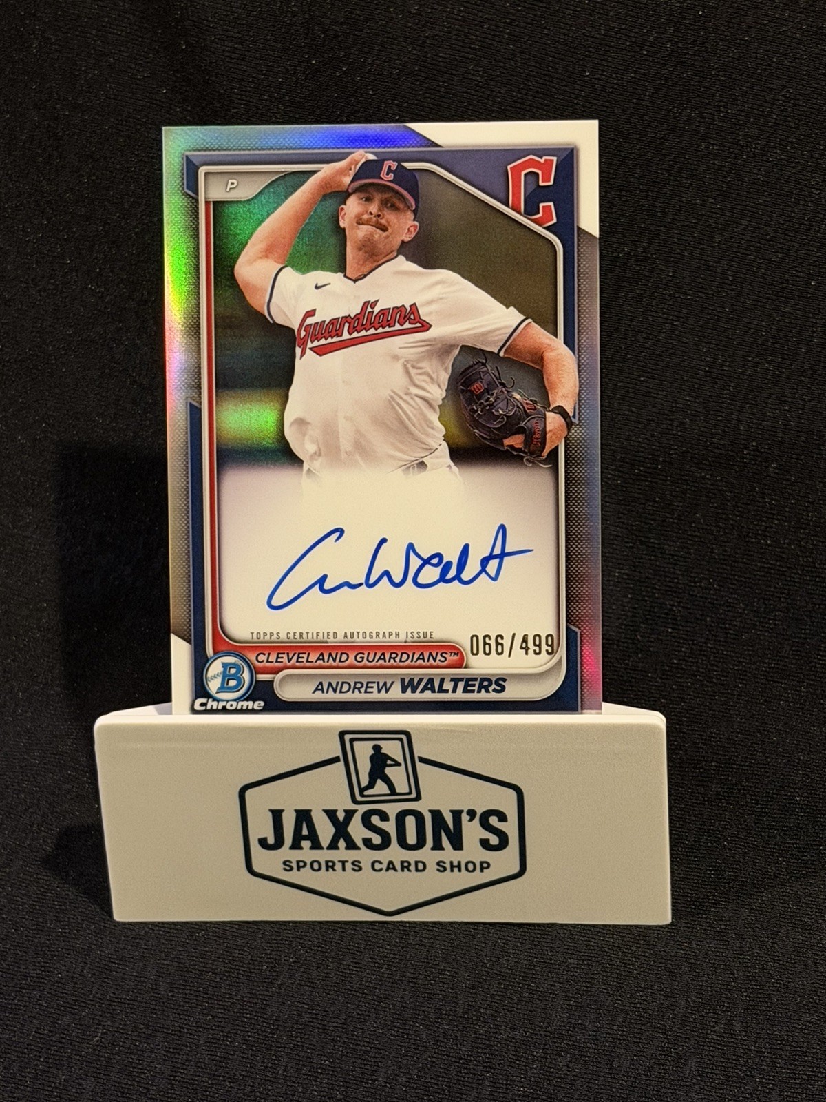 2024 Bowman Chrome Prospect Autograph Andrew Walters #CPA-AW Refractor /499 (AU)