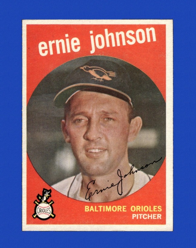 1959 Topps Set-Break #279 Ernie Johnson EX-EXMINT *GMCARDS*