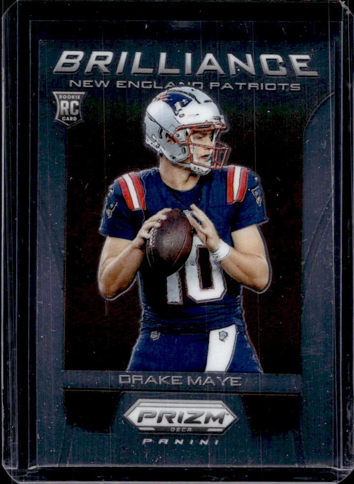 Drake Maye Panini Prizm Deca Brilliance #19 Gold
