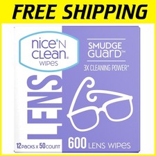 Pre-Moistened Lens Wipes 600 ct Eco-Friendly Sustainable