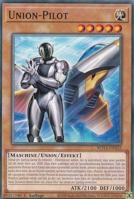 Union-Pilo ROTA-DE022 Common Rage of the Abyss Yugioh Karte Deutsch