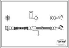 Flexible de frein Hyundai ELANTRA