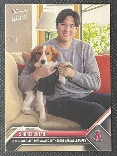 Shohei Ohtani MVP Decoy 2023 Topps Now Off-Season Card #OS-19 Angels Dodgers