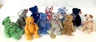 Lot of 10 Vintage Beanie Babies, 8" With Tags