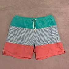 Vineyard Vines Swim Shorts Patterned Sports Swim Trunks With Logo Men's L
