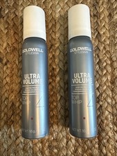 Lot of 2 - Goldwell Ultra Volume Shaping Mousse Top Whip 4 3.2 oz 