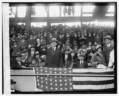 Photo:Coolidge, opening game, 1924, 4/15/24