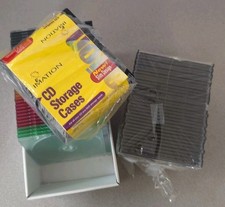 Memorex and Imation CD/DVD Slim Storage Cases 84 Total