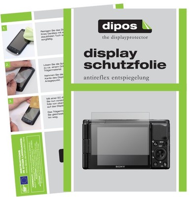 2x Schutzfolie matt für Sony ZV-1 Displayschutzfolie Folie Display Schutz dipos
