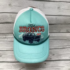 Ford Bronco Trucker Snapback Teal White