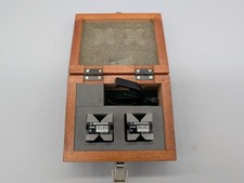 Mitutoyo 181-901 Vee Block Set Pair With Clamps Machinist