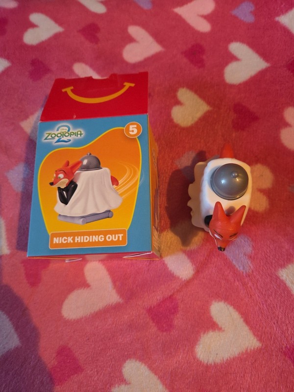 McDonald’s x Zootopia 2 Happy Meal Toys Nick Hiding Out #5 2025
