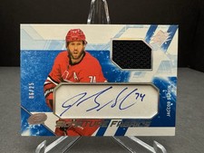 2023-24 Upper Deck SPX Jaccob Slavin Signature Fabrics 06/25