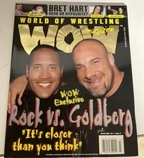 WOW World of Wrestling Magazine #11 March 2000 The Rock Bill Goldberg COMPLETE