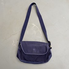 1990s Land's End Made in USA Cotton Canvas Shoulder Bag