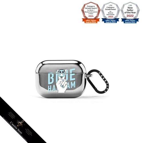 CASETiFY Mirror Case for AirPods Pro 1st & 2nd Gen in PEACE Design-image