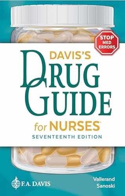 Davis's Drug Guide for Nurses - Paperback, by Vallerand PhD RN FAAN April - Good