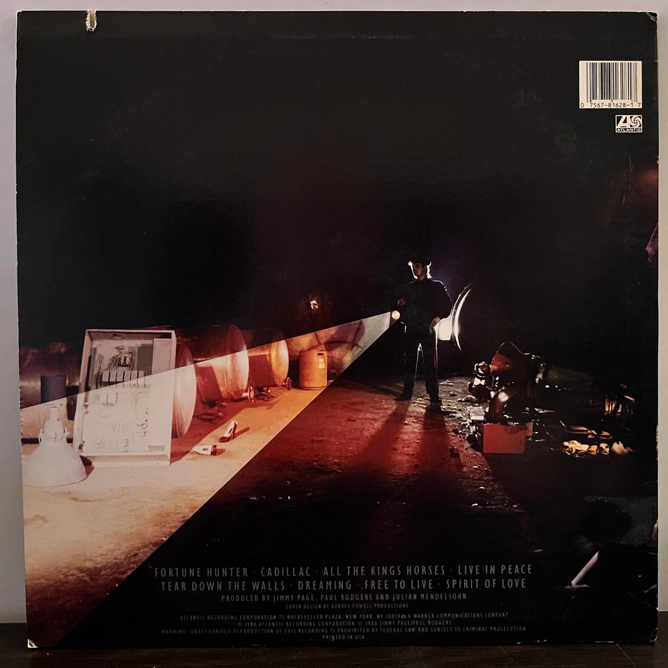 THE FIRM - Mean Business (Jimmy Page Paul Rodgers,1986) 12" Vinyl Record LP - EX - Image 2 of 3