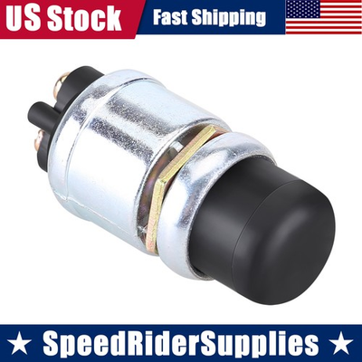 #ad 50A 12V Car Boat Track Switch Push Button Horn Engine Start Starter Waterproof $1.78