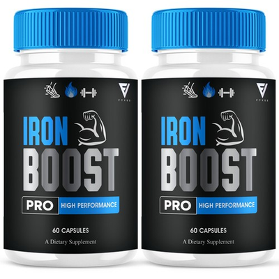 #ad 2 Pack Iron Boost Pro High Performance Supplement IronBoost 120 Capsules $29.95