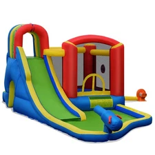 Inflatable Kid Bounce Climbing Splash Park Pool Jumping Castle Playing Space