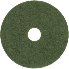 Case of 5 Sanico MVP Green Monster 17" Green Scrubbing Floor Pad Deep Cleaning