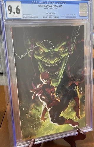 Amazing Spider-Man #49 Ngu Virgin Variant CGC 9.6 2020. Green Goblin Awesome.